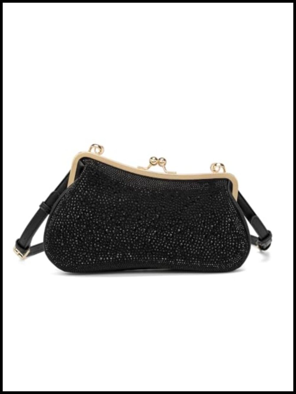 Rhinestone Clutch Purse Evening Crossbody Bag for Women